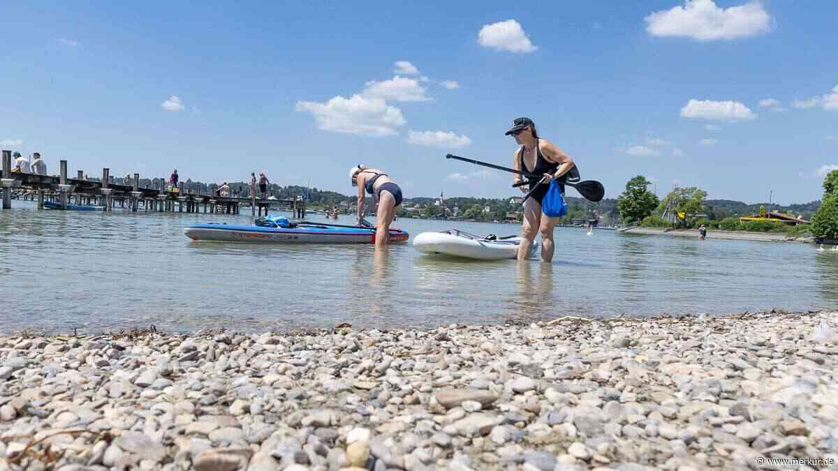 Hitzerekord droht: Die Wasserstände in Bayerns Seen und Flüssen sinken