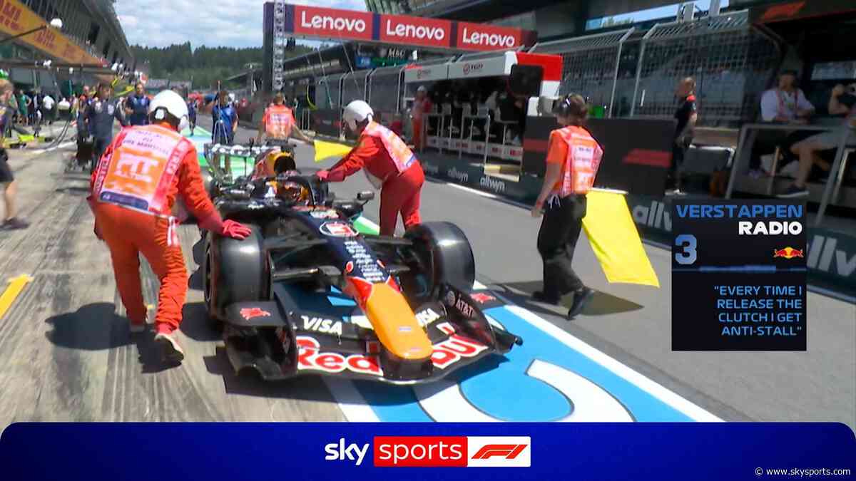 'Sputtering its way down' | Verstappen stops not once but TWICE in pit lane during P1!