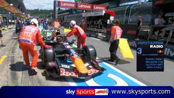 'Sputtering its way down' | Verstappen stops not once but TWICE in pit lane during P1!