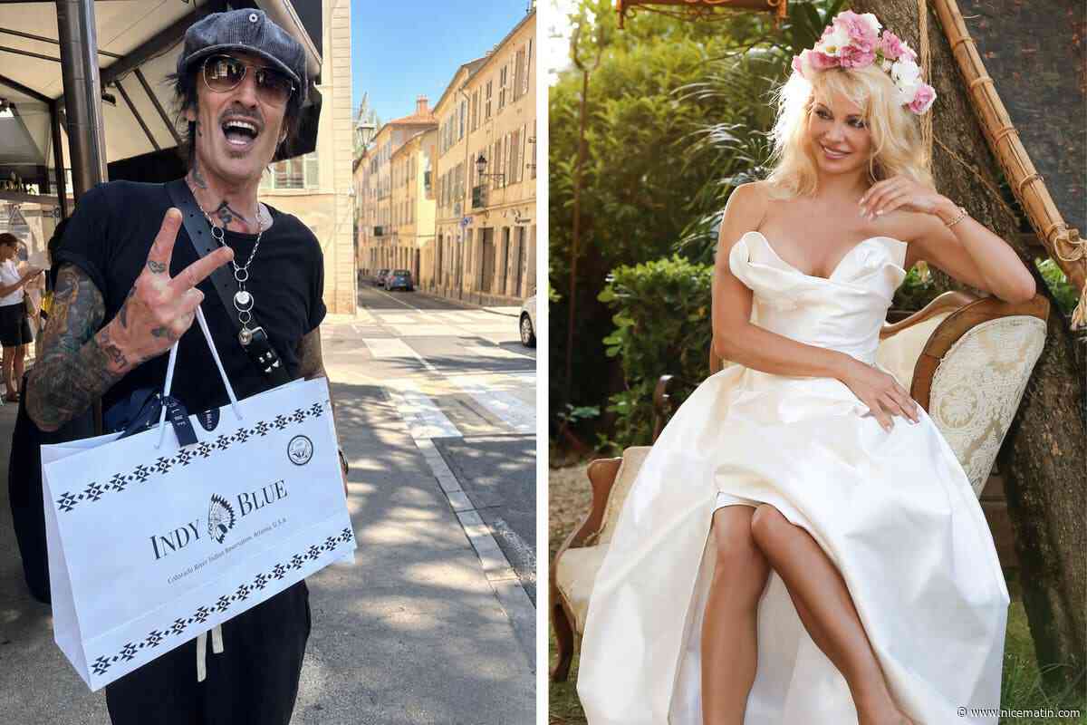 EXCLUSIF. Pamela Anderson et Tommy Lee de nouveau à Saint-Tropez pour des noces, cette fois celles de leur fils