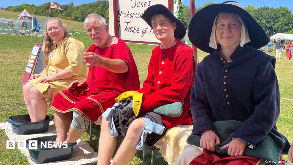 In pictures: Re-enactors out in force at history festival