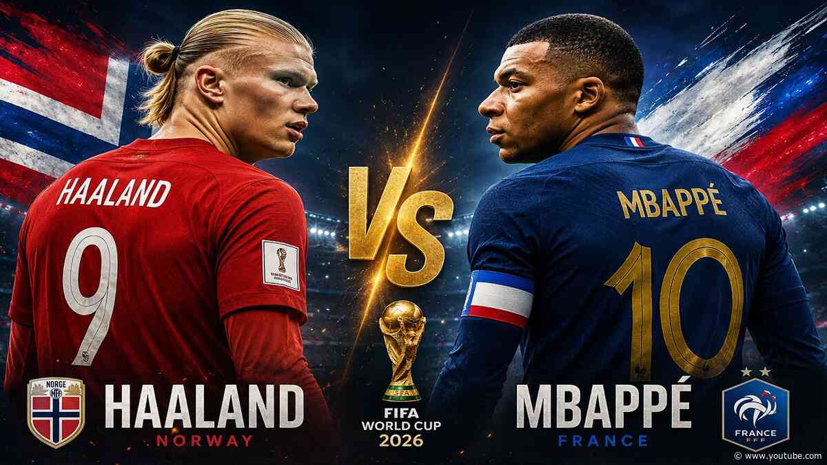 Haaland Vs Mbappe LIVE | FIFA World Cup 2026 LIVE | Norway Vs France LIVESCORE | Haaland | Mbappe