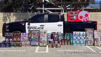 Costa Mesa Police seize 710 pounds of illegal fireworks in major crackdown