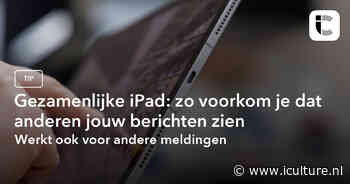 Gezamenlijke iPad: zo voorkom je dat anderen jouw berichten zien