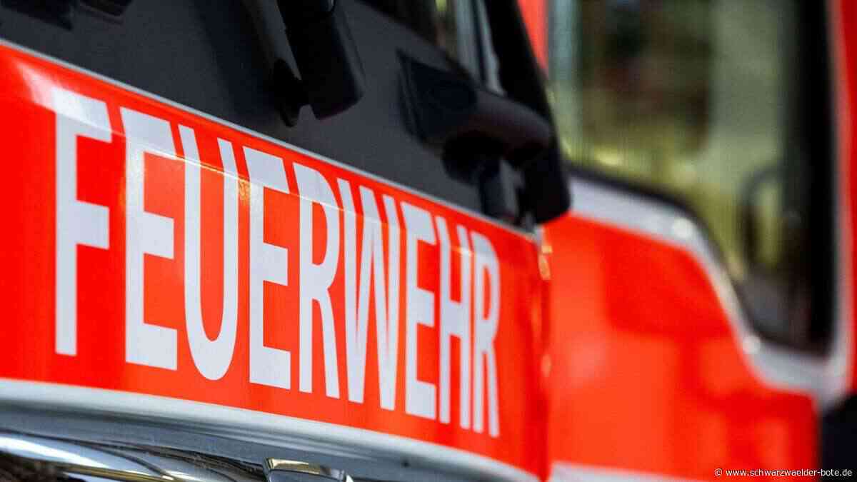 Feuerwehr im Einsatz: Leiche nach Flächenbrand in Rottenburg entdeckt