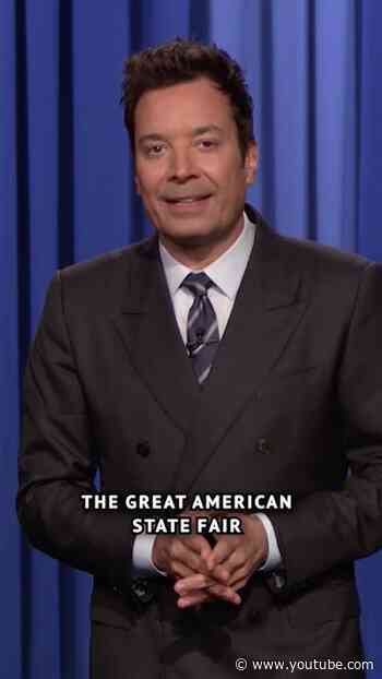 The Great American State Fair kicked off today in Washington. #FallonTonight