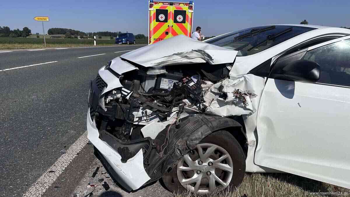 Auffahrunfall auf der B304 zwischen Forsting und Tulling