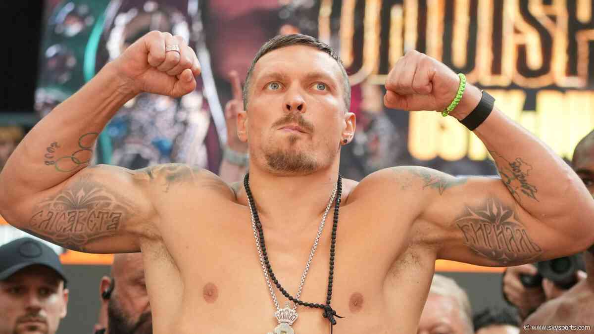 Usyk vacates world titles but says 'last dance' still to come