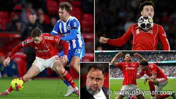 How Nottingham Forest will spend £116m Elliot Anderson warchest: The three Premier League midfielders being targeted, new striker on agenda and the latest on Morgan Gibbs-White and Neco Williams' futures