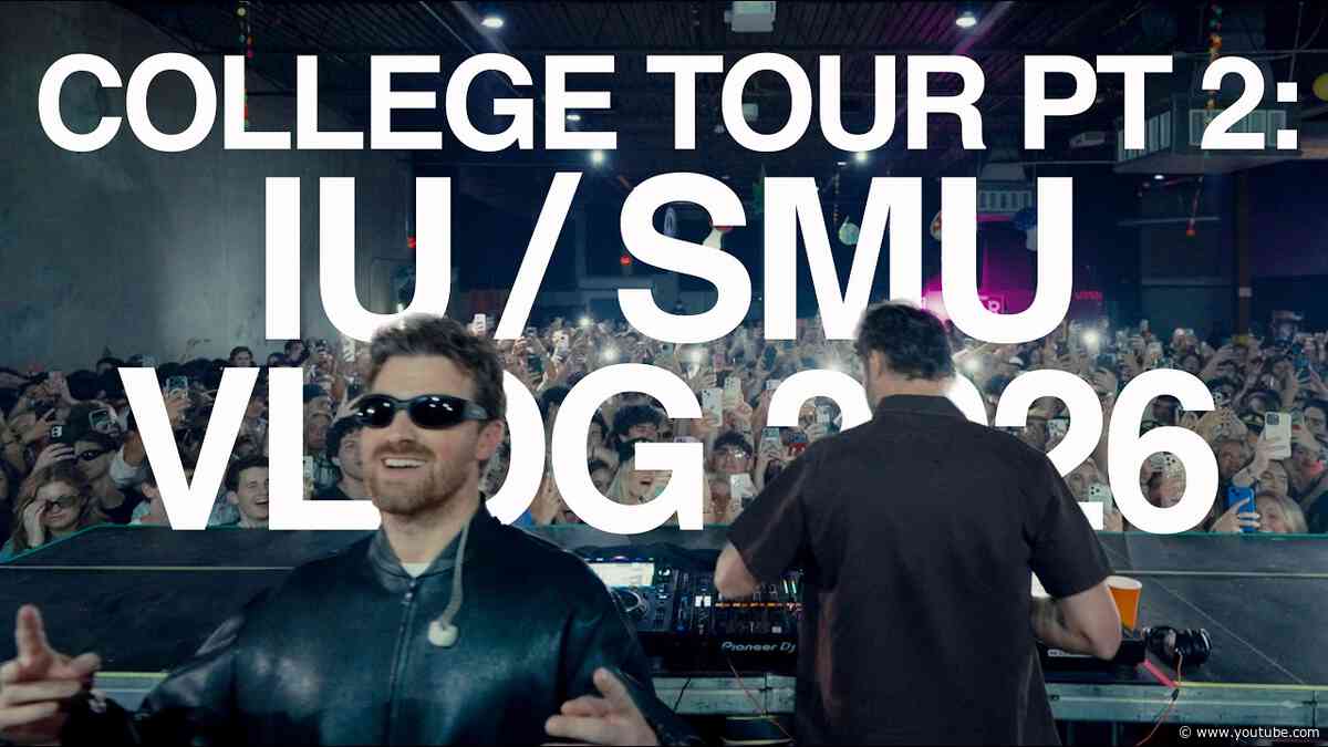 The Chainsmokers - College Tour Pt. 2 Vlog