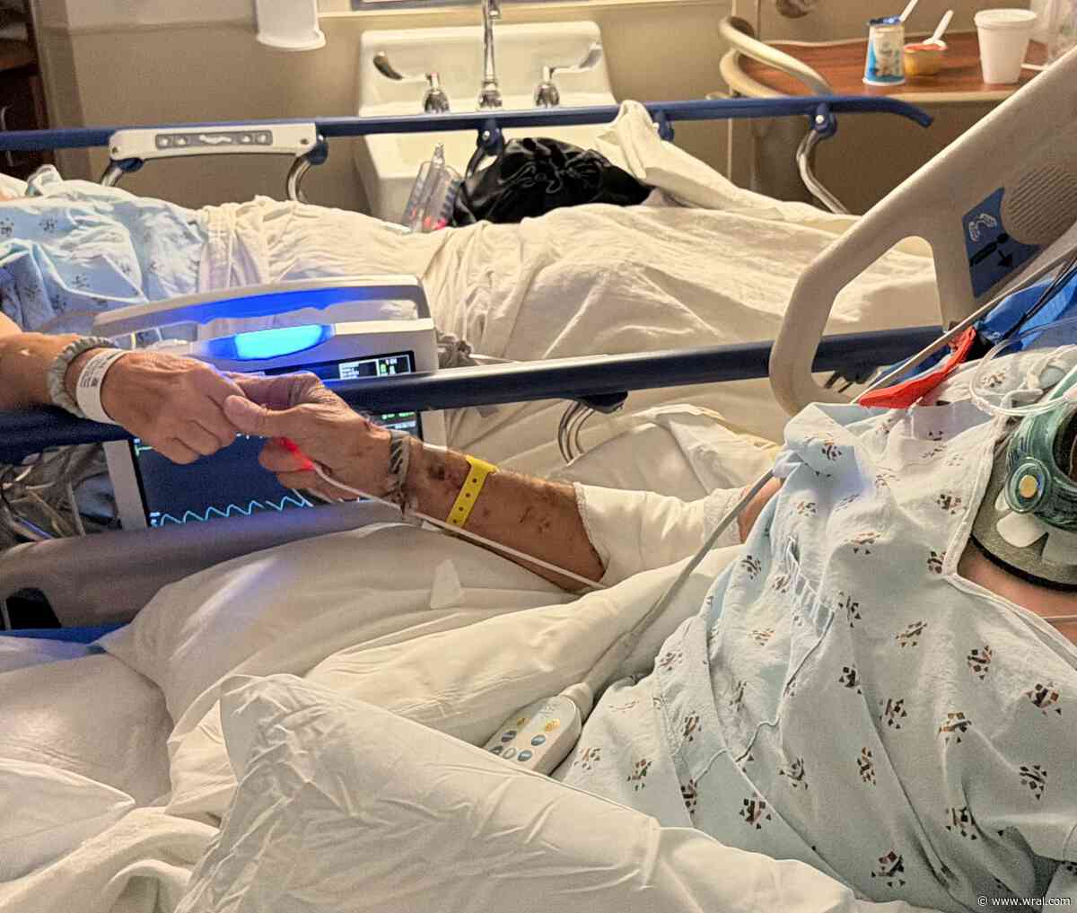 Raleigh couple spends 40th wedding anniversary in hospital after being hit by driver of stolen truck