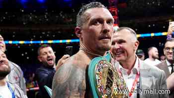 Oleksandr Usyk reveals he will vacate his belts - but undefeated heavyweight superstar insists he's NOT retiring