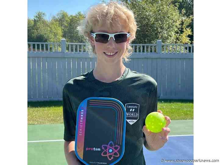 Sherwood Park teen rising fast in pickleball ranks