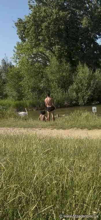 Police forced to intervene after swimmers invade Hampstead Heath wildlife pond