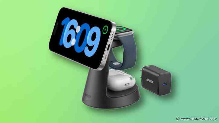 Anker’s sleek MagGo 3-in-1 charging station is an absolute steal at under $60