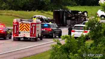 New details released in US-177 fiery crash that left one person dead, three injured
