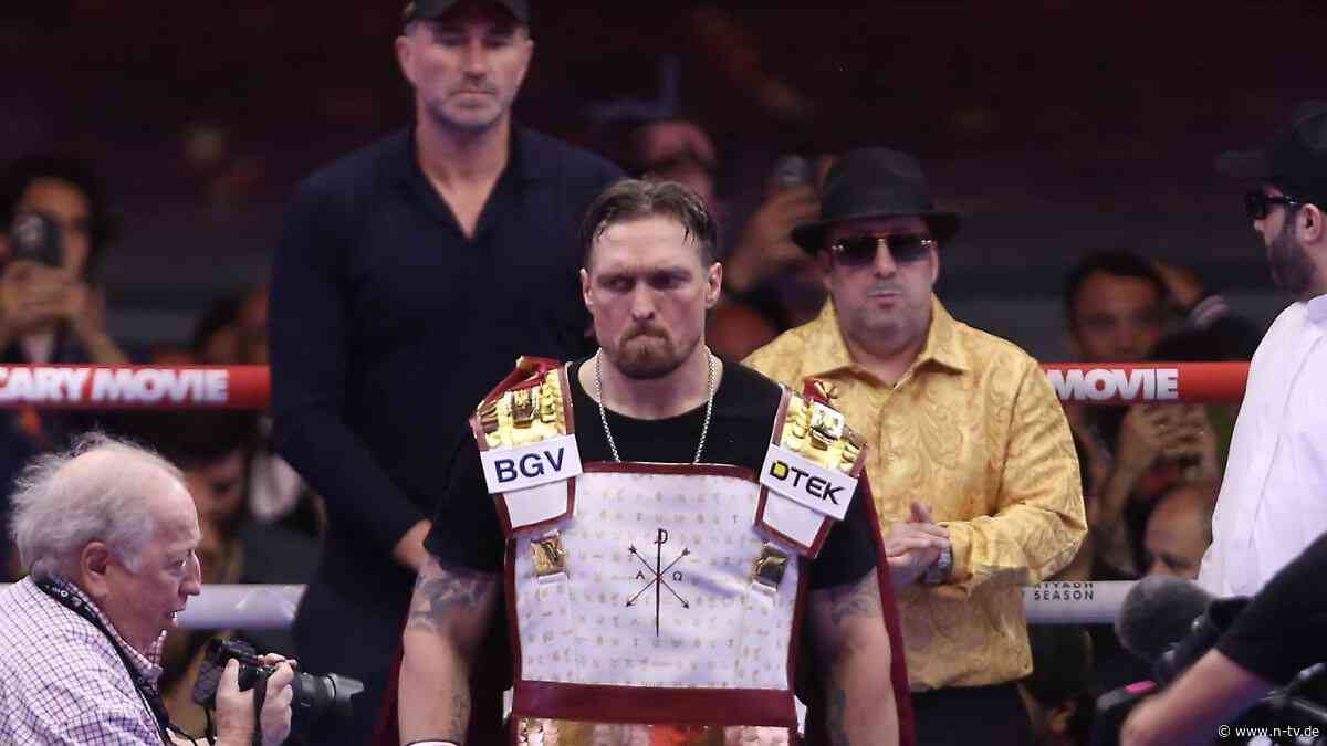 "Er will nicht gejagt werden": Box-König Usyk dankt ab - Kabayel vor historischem Triumph