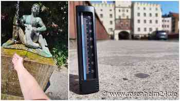 Seit Tagen weit über 30 Grad: So sorgt Wasserburg für Abkühlung – Was noch geplant ist