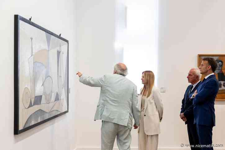 « Je les ai trouvés plutôt complices » : comment Emmanuel Macron et Giorgia Meloni ont brisé les codes lors de leur visite au Musée Picasso d’Antibes ce jeudi