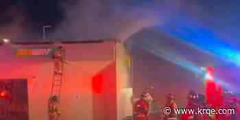 Albuquerque Fire Rescue responds to fire at Subway restaurant