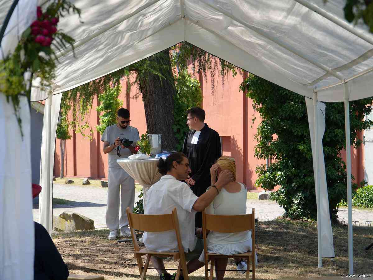 Spontane Hochzeiten bei Rekordhitze in NRW
