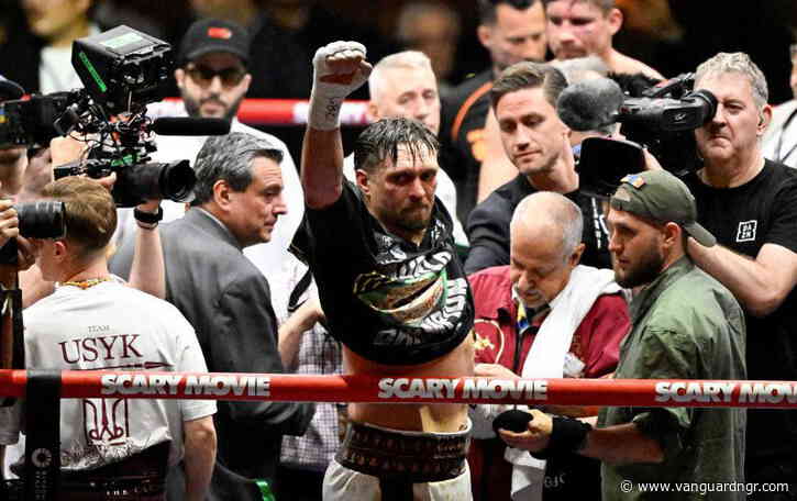 Usyk says vacating heavyweight world title belts