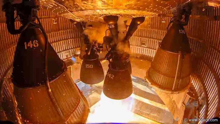 SpaceX's next Starship breathes fire for 1st time in prelaunch test (video)