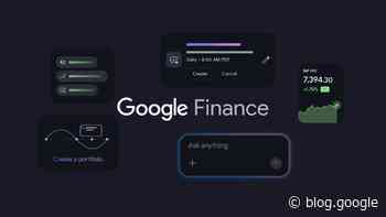 Our latest Google Finance upgrades, including a new app