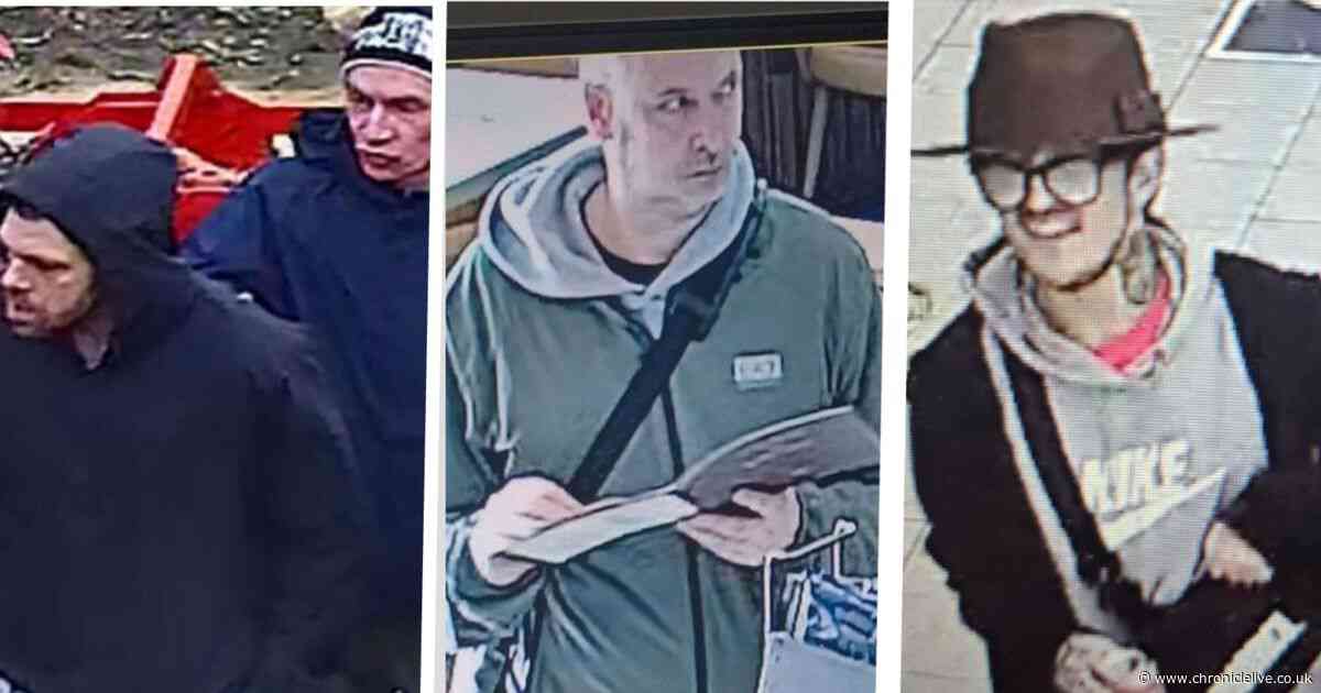 Gallery of 13 people Northumbria Police want to speak to in connection with ongoing investigations