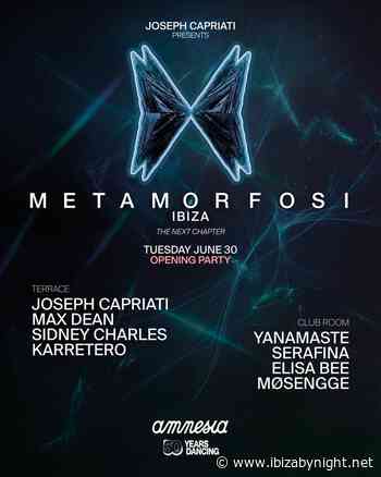 Metamorfosi at Amnesia Ibiza: the opening party 2026!