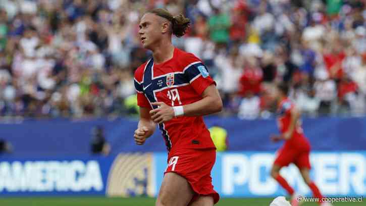 Noruega sacó desde el medio y descontó ante Francia con gol de Aasgaard