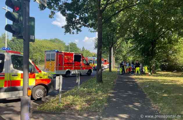 FW-BN: Feuerwehr und Bonner Hilfsorganisationen unterstützen bei der Evakuierung einer Regionalbahn