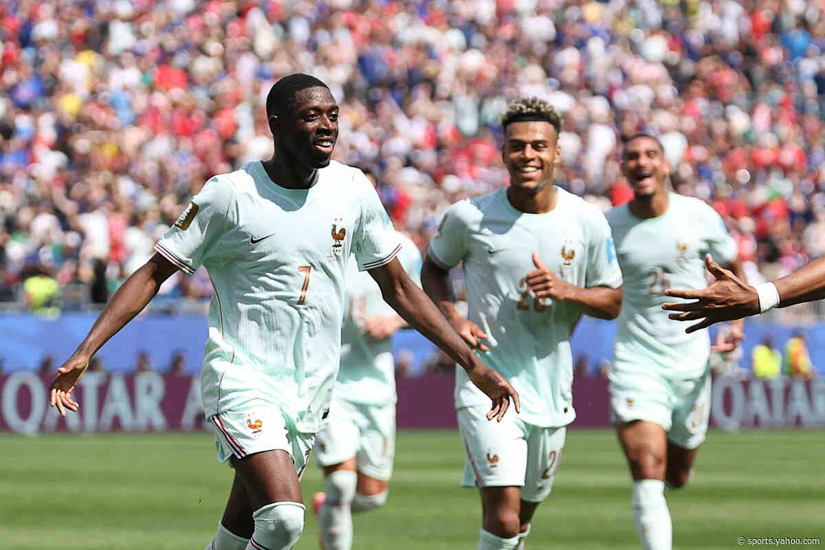 France's Ousmane Dembélé records second-fastest hat trick in World Cup history vs. Norway