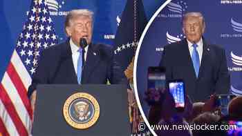 Donald Trump terug op plek van moordaanslag: ‘Ik herinner mij deze kamer super goed’