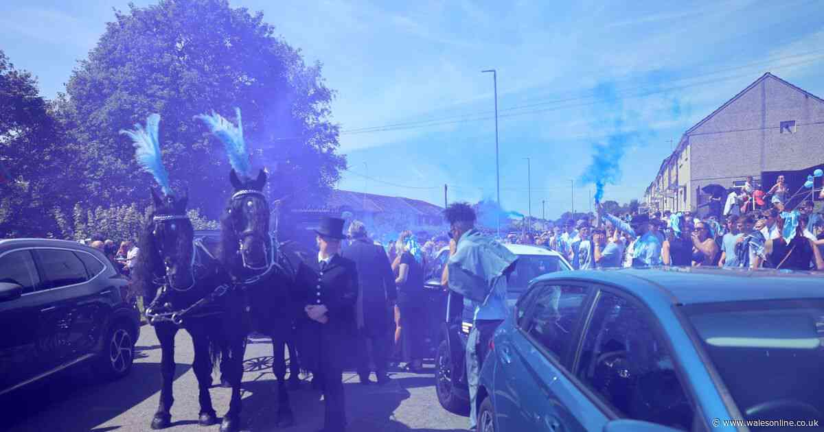 Newport at standstill as boy who 'brought the sunshine' Ta-Shay Canoville makes his final journey