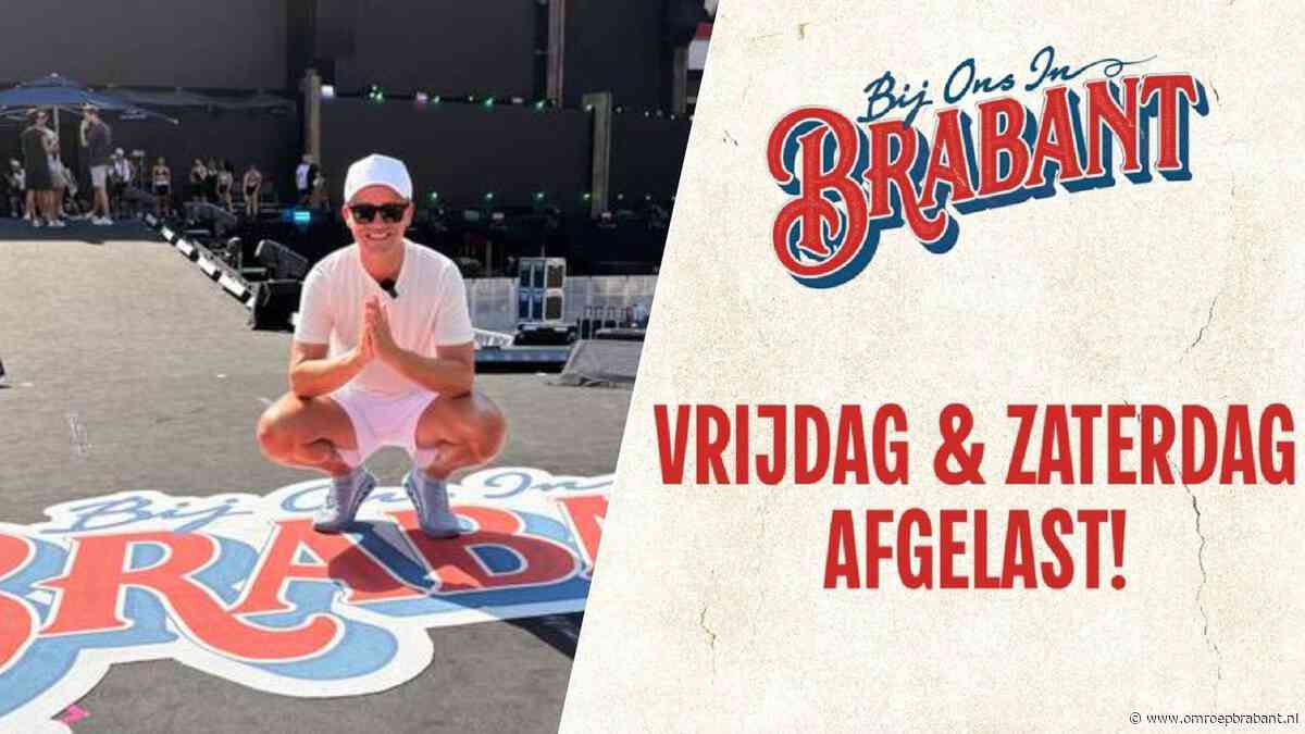 Concerten Bij ons in Brabant krijgen maandag herkansing na hittechaos