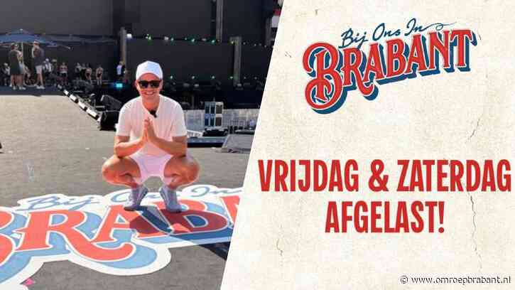 Concerten Bij ons in Brabant krijgen maandag herkansing na hittechaos