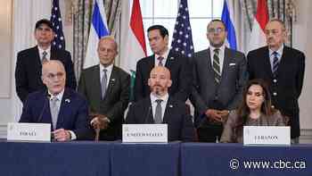 Israel, Lebanon sign framework agreement with U.S. in 'first step' toward peace