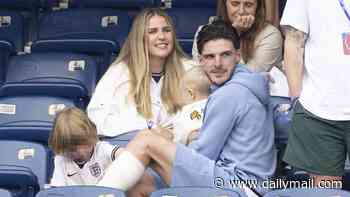 'You've got no idea the courage it took for her to come': As Declan Rice's girlfriend takes new baby to watch England play, how Lauren Fryer struggled to overcome the body-shaming trolls - and why the couple were determined to keep pregnancy secret