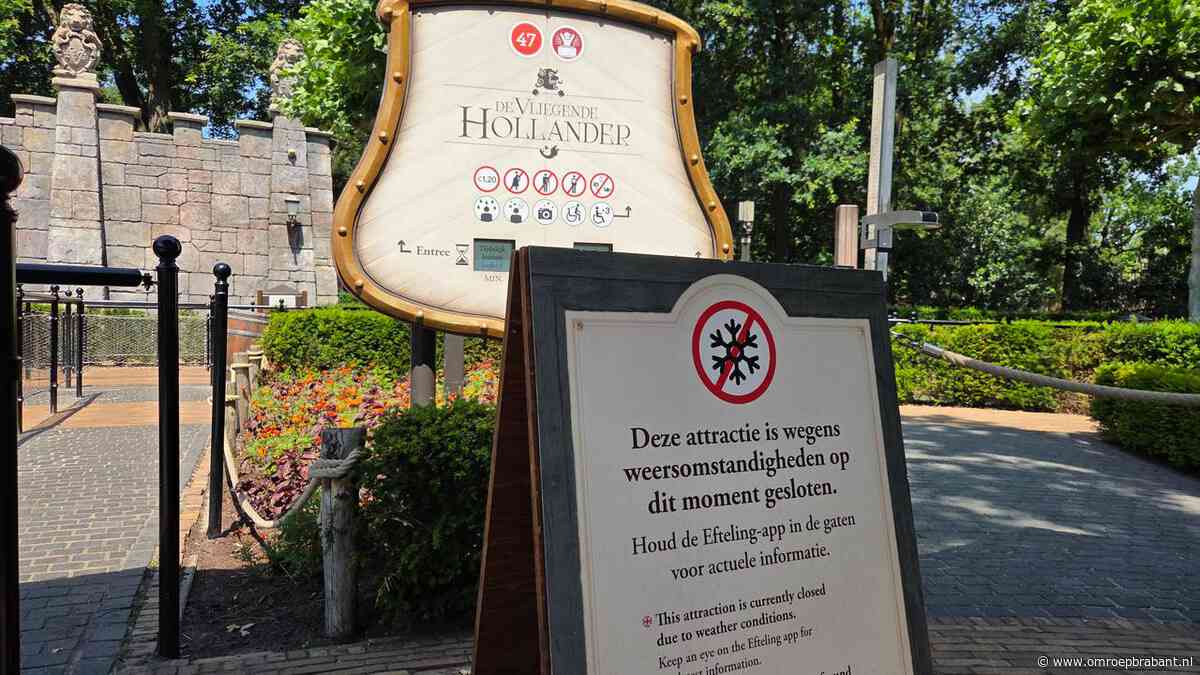 Bloedhete Efteling toch open: ‘Het is gewoon niet te doen’