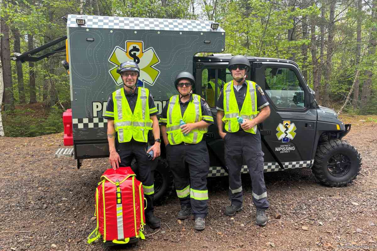 Off-road paramedic team rescues camper after emergency in Algonquin Park