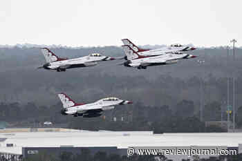 Want to see the Thunderbirds’ Las Vegas flyover this weekend? Here’s how:
