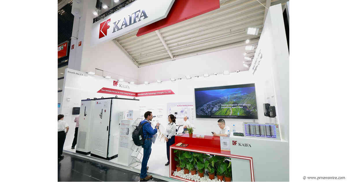 KAIFA stellt auf der Smarter E Europe 2026 umfassende Energiespeicherlösungen vor