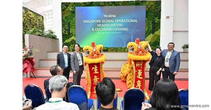Yealink modernise son siège opérationnel mondial à Singapour et inaugure un nouveau centre dédié à l'expérience client