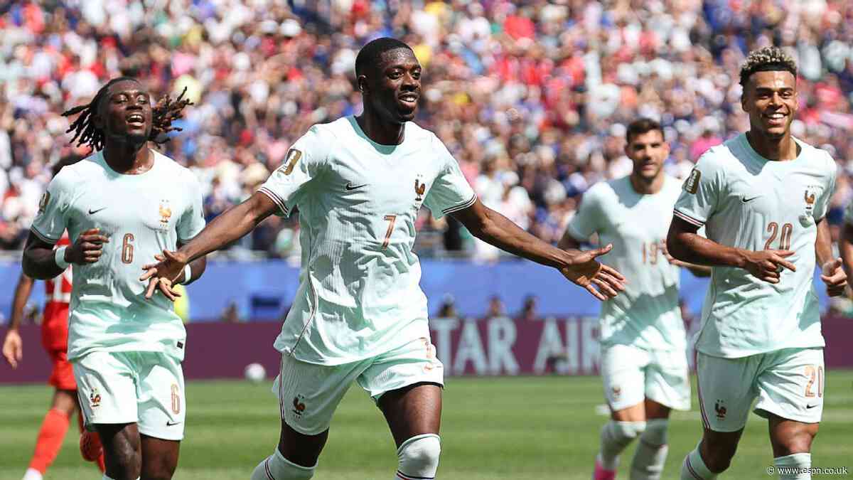 Ballon d'Dembélé! Hat trick vs. Norway shows Franc...