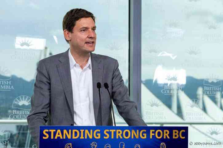 B.C. Premier Eby leaving Saturday on trade mission to China