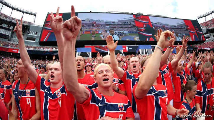 Norway's fans are inspiring their team at the World Cup, as the dark horse rows on