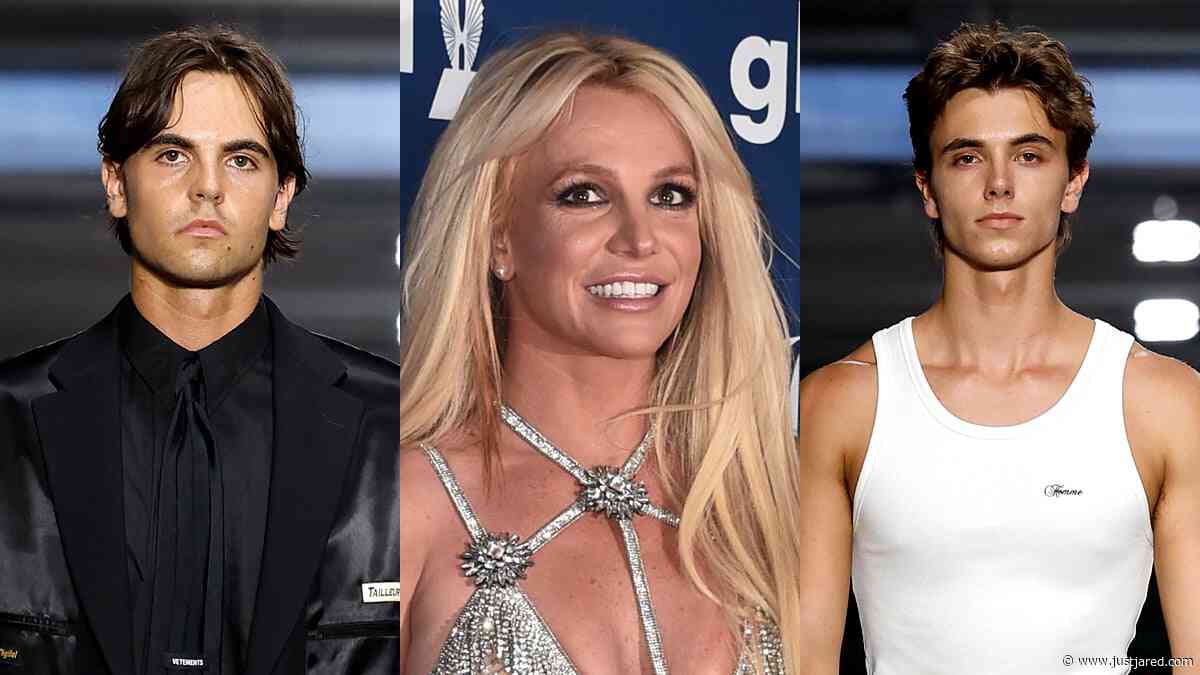 Britney Spears’ Sons Sean Preston & Jayden James Walk the Runway at Paris Fashion Week (Photos)