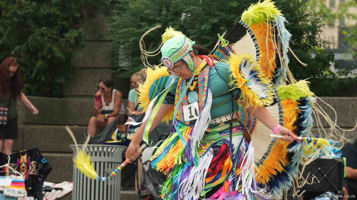 'The Indigenous community in Windsor is here': First competition pow wow held in Charles Clark Square
