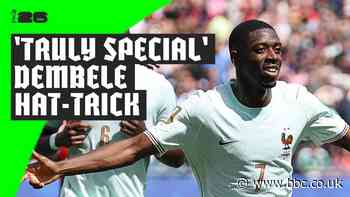 Dembele's 'magic' first-half hat-trick